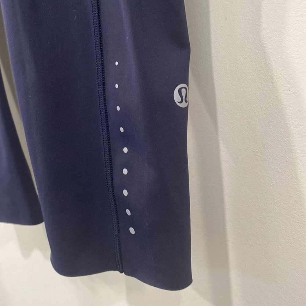 Lululemon Fast & Free Crop (19”) Midnight Navy Size 4 - Picture 11 of 16